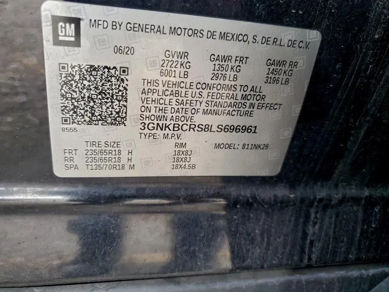 2020 CHEVROLET BLAZER 2LT  