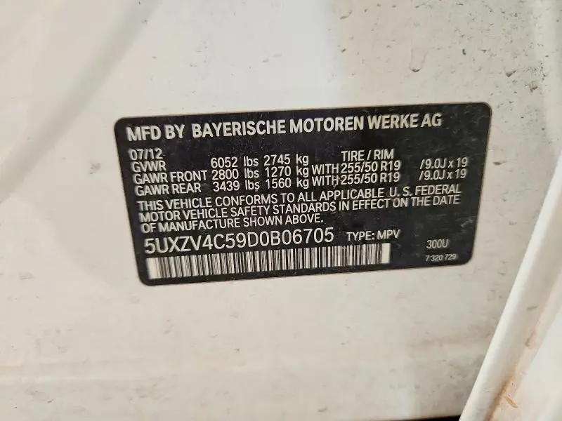 2013 BMW X5 XDRIVE35I  