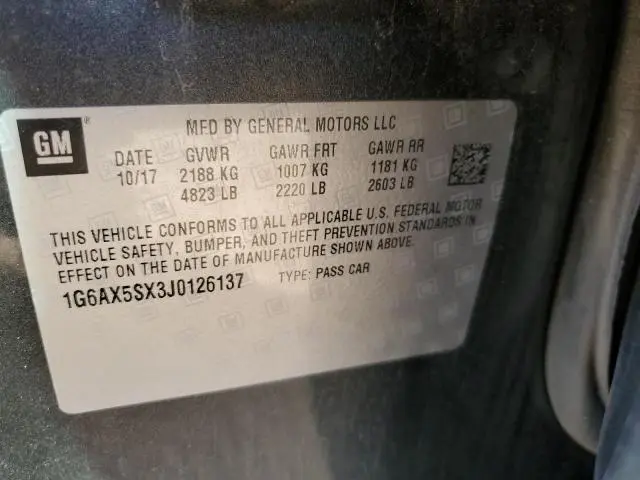 2018 CADILLAC CTS LUXURY