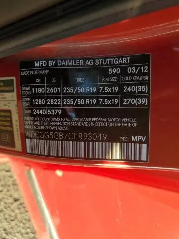 2012 MERCEDES-BENZ GLK 350  