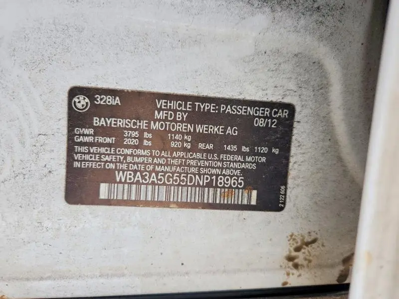 2013 BMW 328 I  