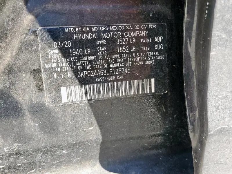 2020 HYUNDAI ACCENT SE  