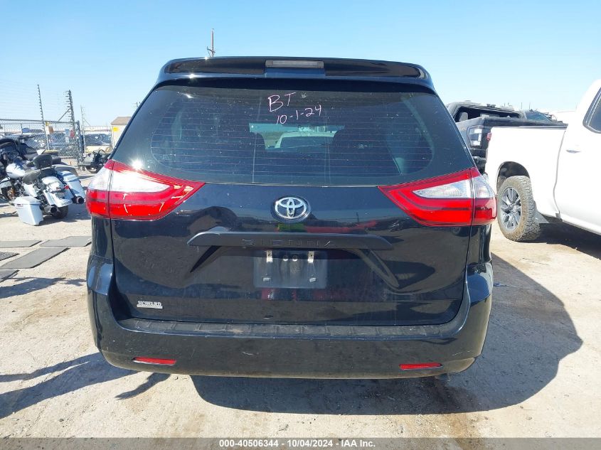 2016 TOYOTA SIENNA L 7 PASSENGER