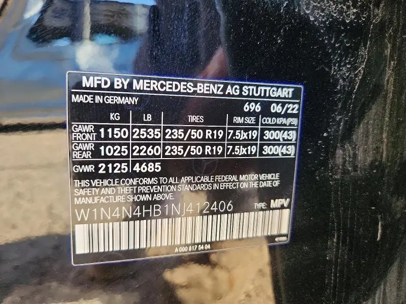 2022 MERCEDES-BENZ GLA 250 4MATIC  