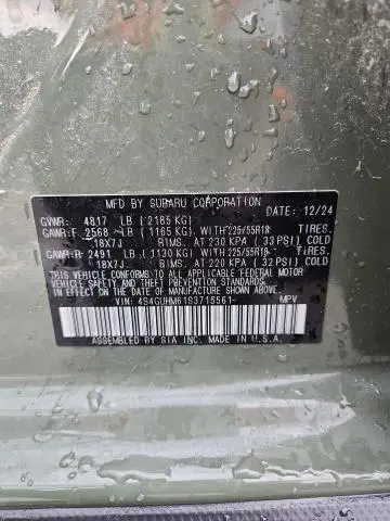 2025 SUBARU CROSSTREK LIMITED  