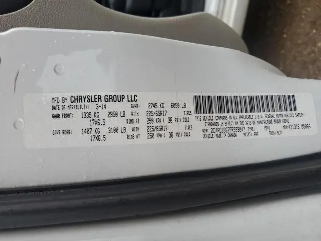 2014 CHRYSLER TOWN & COUNTRY TOURING  