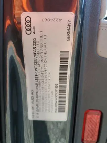 2019 AUDI A4 PREMIUM PLUS  