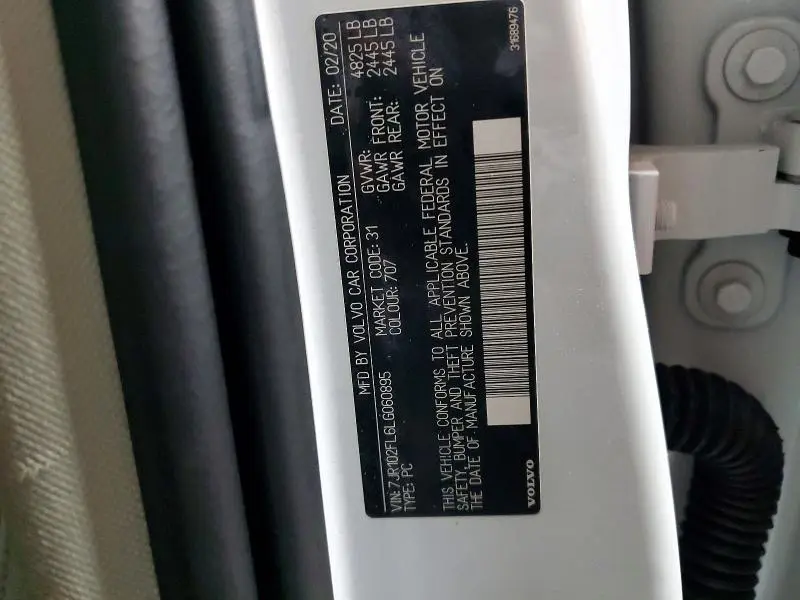 2020 VOLVO S60 T5 INSCRIPTION  