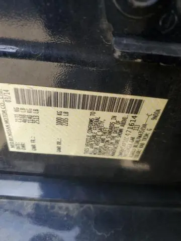 2014 NISSAN MAXIMA S  