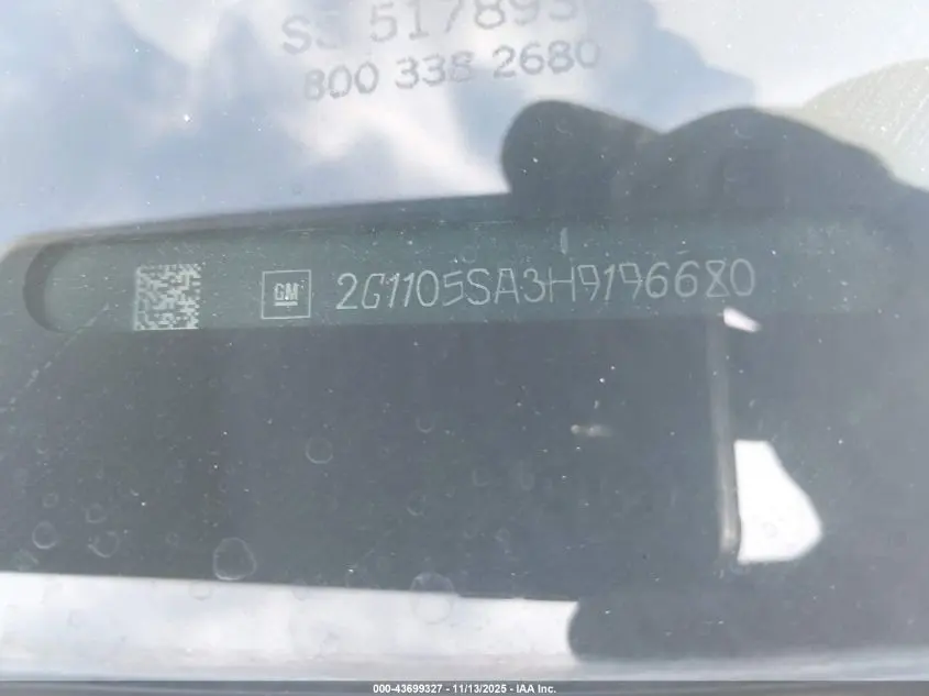 2017 CHEVROLET IMPALA 1LT