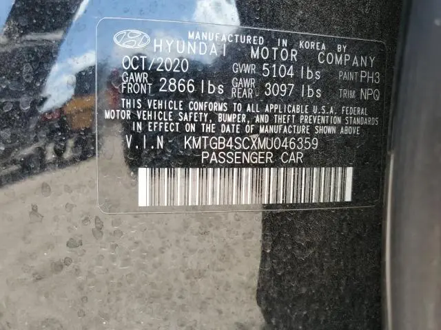 2021 GENESIS G80 BASE  