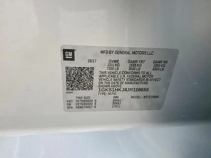 2018 GMC YUKON XL DENALI  