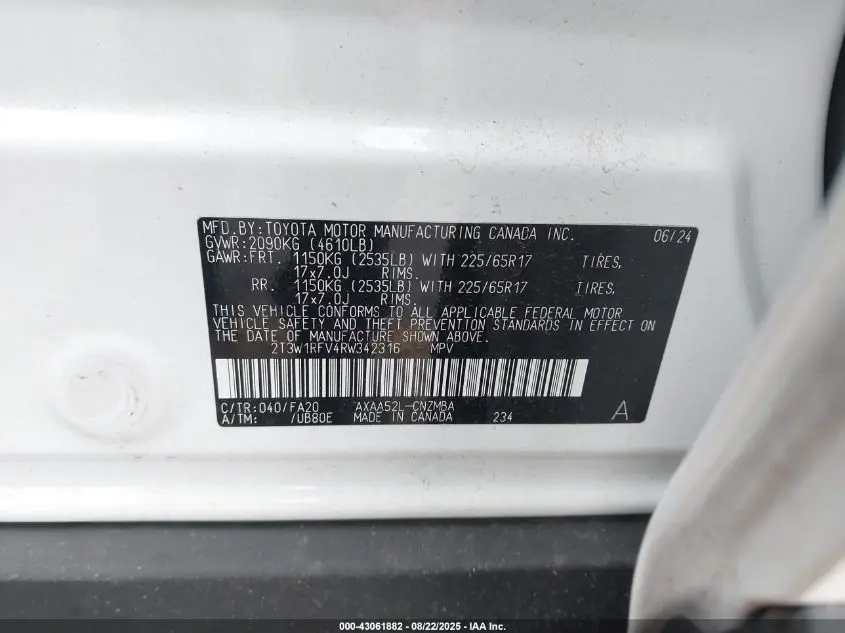 2024 TOYOTA RAV4 XLE