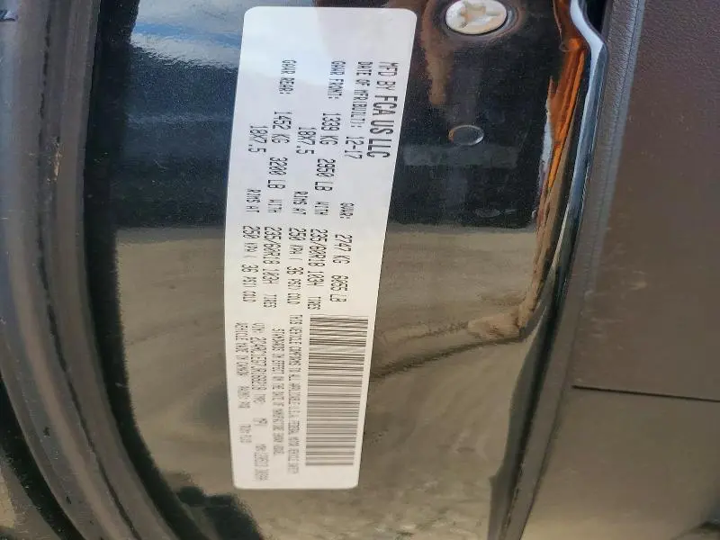 2018 CHRYSLER PACIFICA TOURING L PLUS  