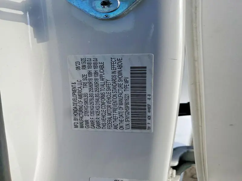 2023 HONDA PILOT EXL  