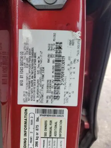 2014 FORD FUSION TITANIUM  