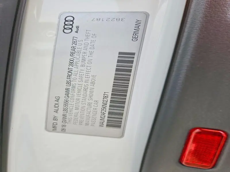 2019 AUDI A6 PRESTIGE  