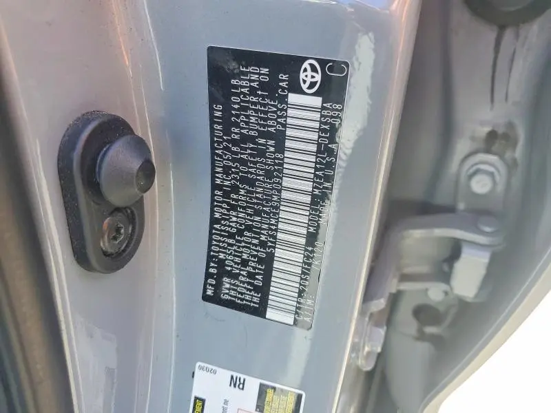 2021 TOYOTA COROLLA SE APEX  