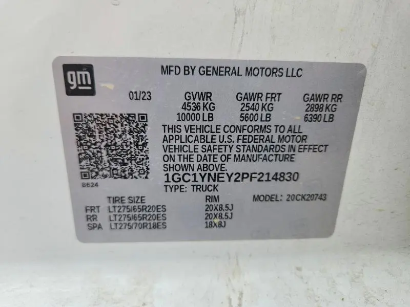2023 CHEVROLET SILVERADO K2500 HEAVY DUTY LT  