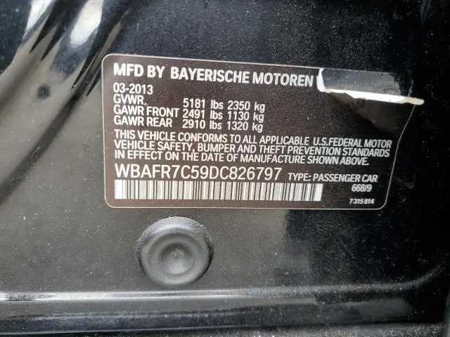 2013 BMW 535 I  