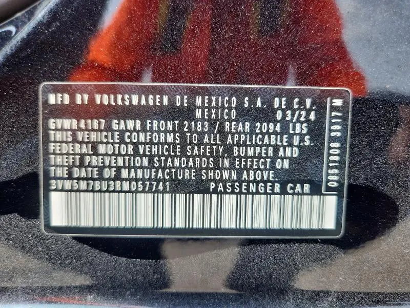 2024 VOLKSWAGEN JETTA S  