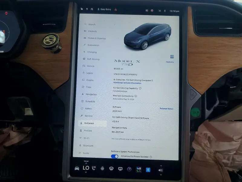 2018 TESLA MODEL X   