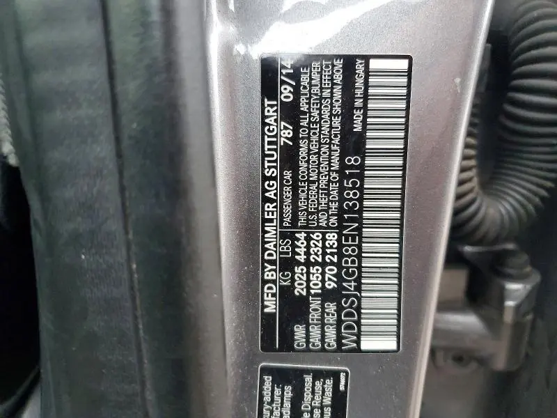 2014 MERCEDES-BENZ CLA 250 4MATIC  