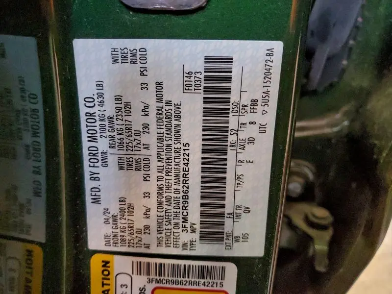 2024 FORD BRONCO SPORT BIG BEND  