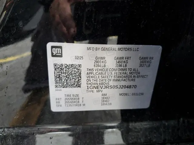 2025 CHEVROLET TRAVERSE Z71  