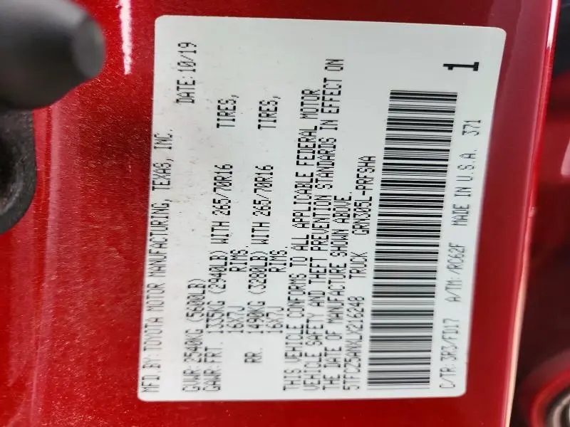 2020 TOYOTA TACOMA TRD OFF-ROAD  