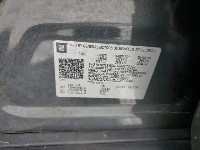 2020 CHEVROLET TRAX LS  