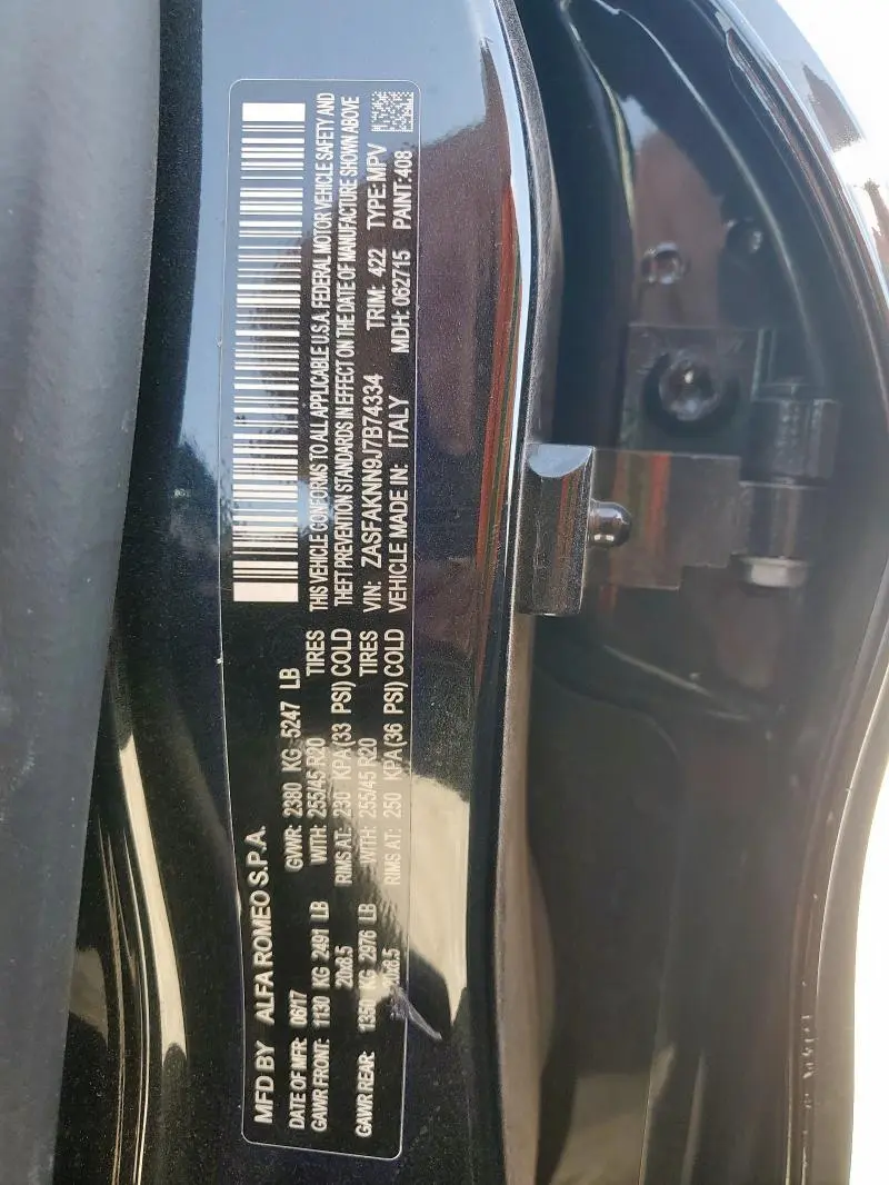 2018 ALFA ROMEO STELVIO TI SPORT