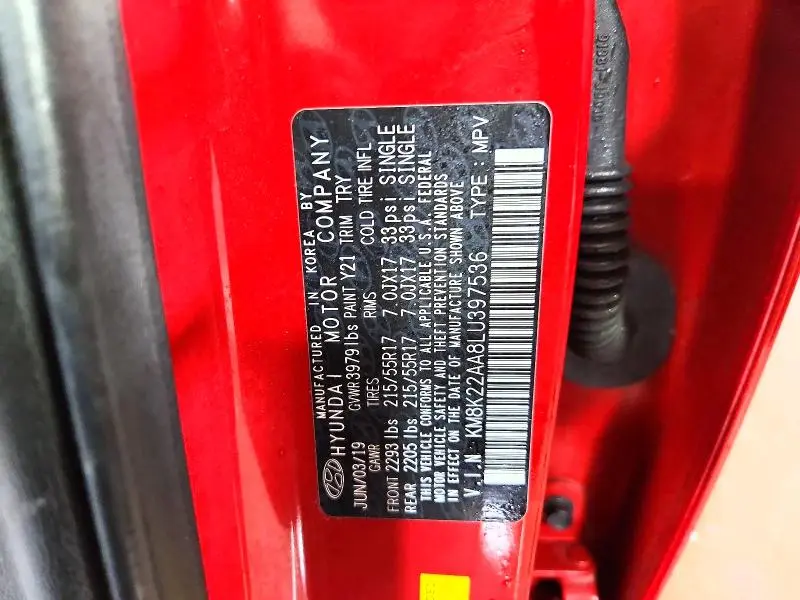 2020 HYUNDAI KONA SEL  