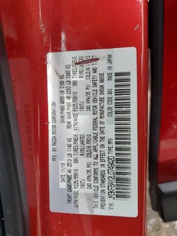 2020 MAZDA CX-5 GRAND TOURING RESERVE  