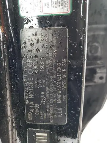 2010 KIA FORTE SX  