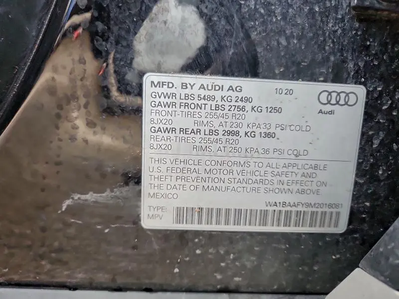 2021 AUDI Q5 PREMIUM PLUS  