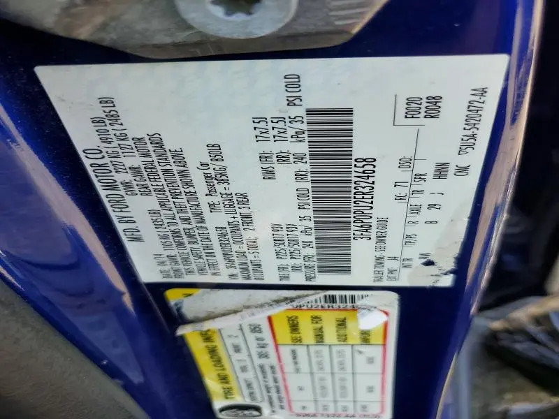 2014 FORD FUSION SE PHEV  