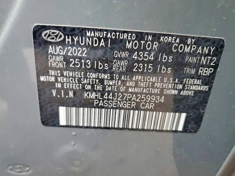 2023 HYUNDAI SONATA SEL PLUS  
