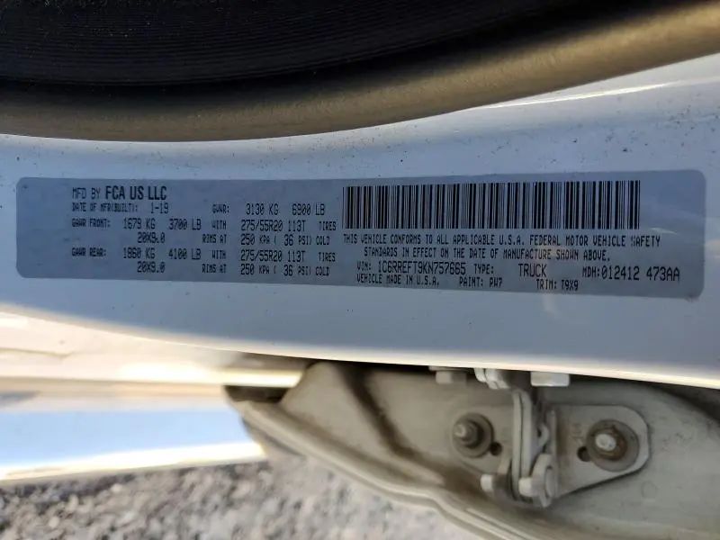 2019 RAM 1500 BIG HORN/LONE STAR  