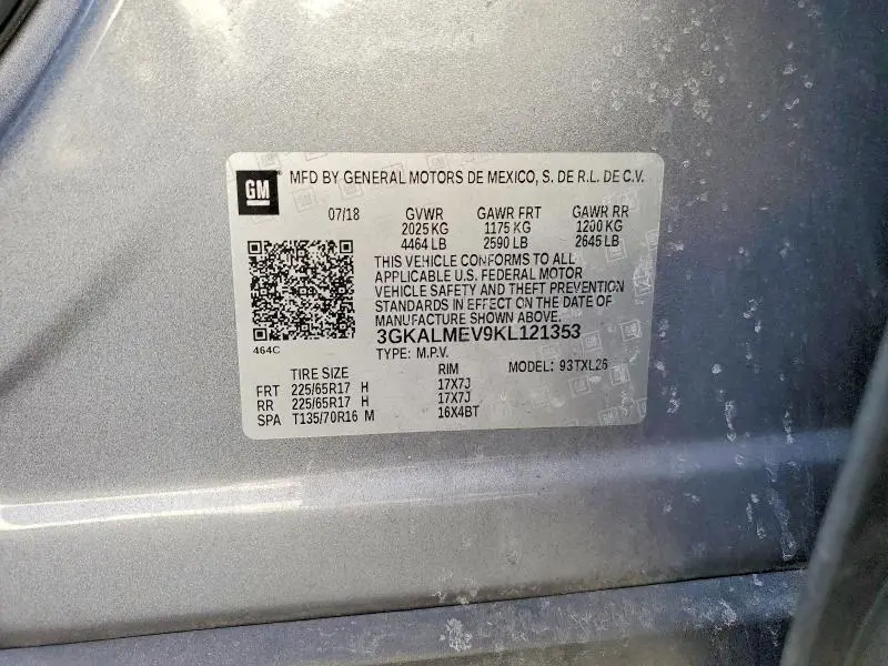 2019 GMC TERRAIN SLE  