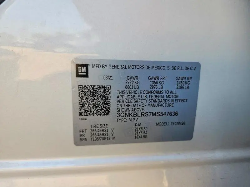 2021 CHEVROLET BLAZER PREMIER  