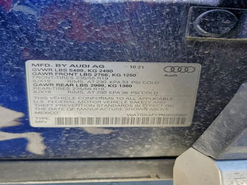 2022 AUDI Q5 PREMIUM 45  