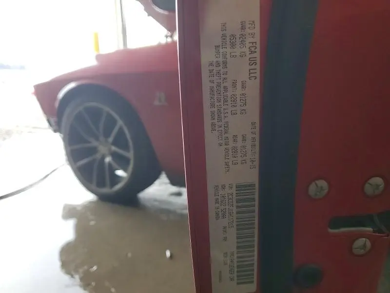 2016 DODGE CHALLENGER R  