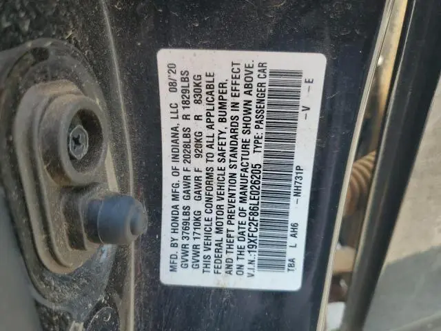 2020 HONDA CIVIC SPORT  