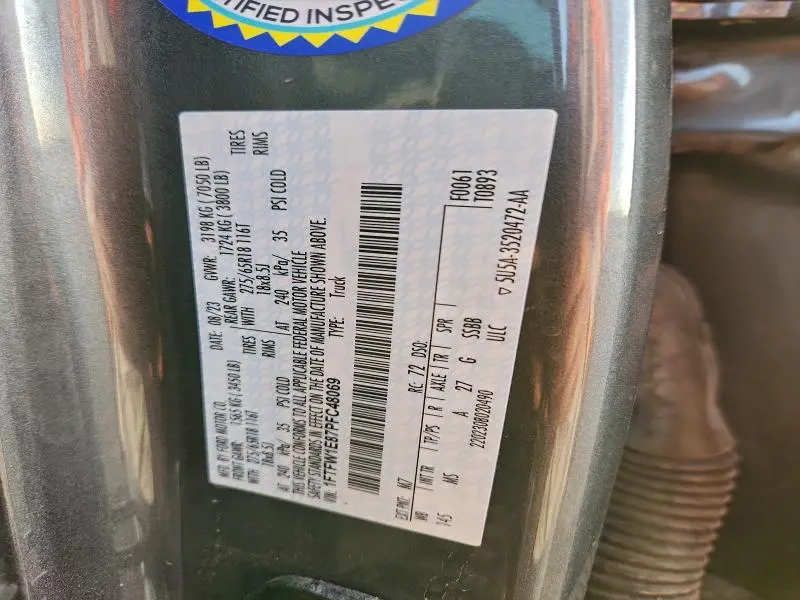 2023 FORD F150 SUPERCREW  