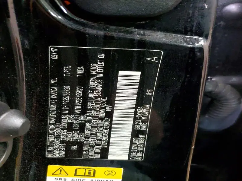 2017 LEXUS RX 350 BASE  