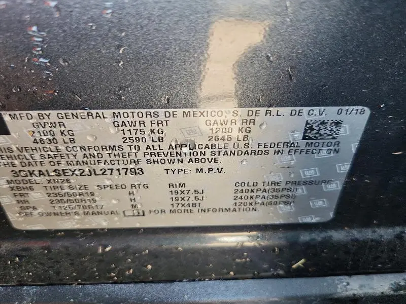2018 GMC TERRAIN DENALI  