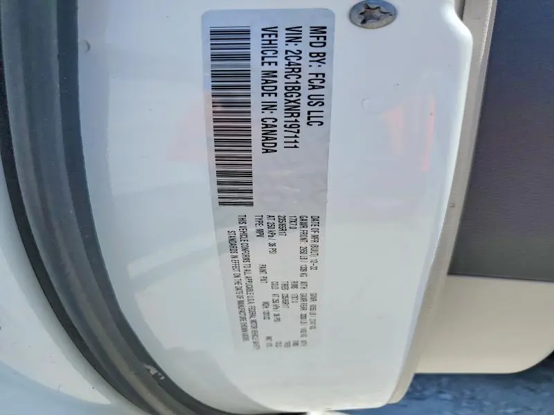 2022 CHRYSLER PACIFICA TOURING L  