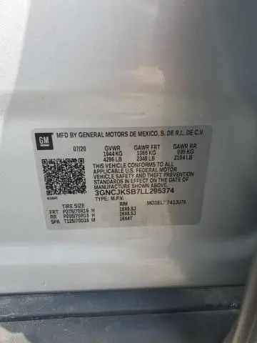 2020 CHEVROLET TRAX LS  