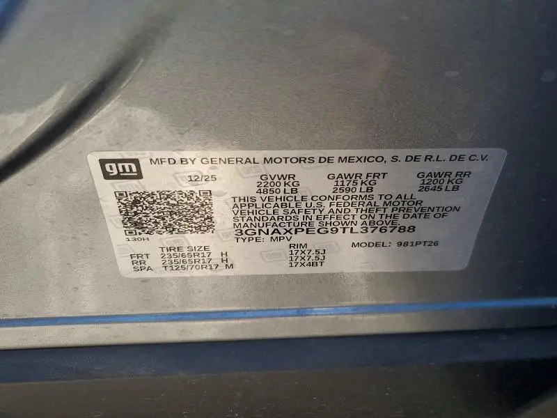 2026 CHEVROLET EQUINOX LT  